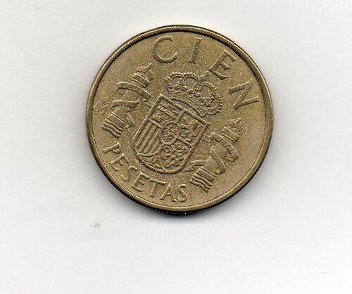 Espagne Cien Pesetas 1984 Juan Carlos I Bronze Alu