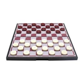 11x11 Pouces Jeu De Dames Magnétiques Jeu De Dames Pliable Pour Enfants Fun