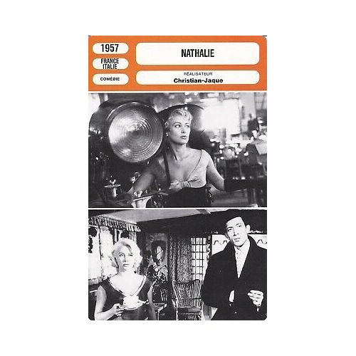 Fiche Monsieur Cinema Nathalie (1957)