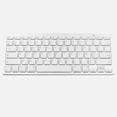 clavier sans fil compatible mac,Clavier Bluetooth Sans Fil AZERTY Ultra Mince Pour Tablette MKK66