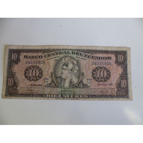 Equateur 10 Sucres 1983