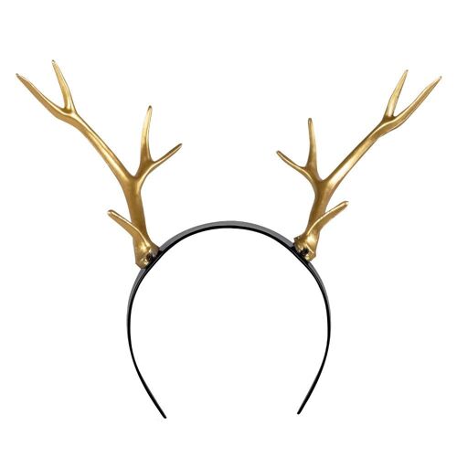Serre-Tête Bois De Renne Or Noble Adulte
