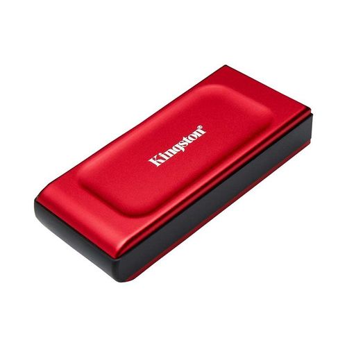 Kingston XS1000 - SSD - 1 To - externe (portable) - USB 3.2 Gen 2 (USB-C connecteur) - rouge
