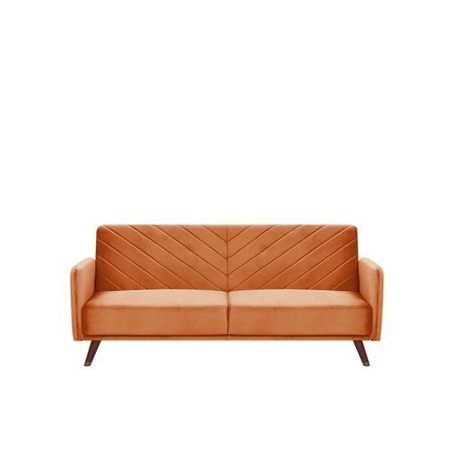 Canapé-Lit Senja Orange Velours