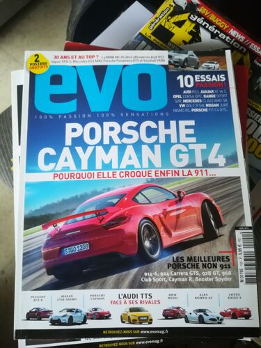 Evo 100 De 2015 Audi Rs3 Sportback,Jaguar Xe V6s,Opel Corsa Opc,Range Rover Sport Svr,Porsche Cayman Gt4,924 Carrera Gts,928 Gt,968 Club Sport,914-6,Boxster Spyder,Cayman R,Audi Rs7 Sportback,Bmw M5 3