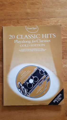 Guest Spot: 20 Classic Hits Playalong For Clarinet Gold Edition