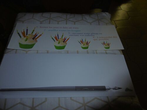 Carte Postale Simple 40x13cm Avec Enveloppe Pour Anniversaire Deko 062 Alexandra Diffusion