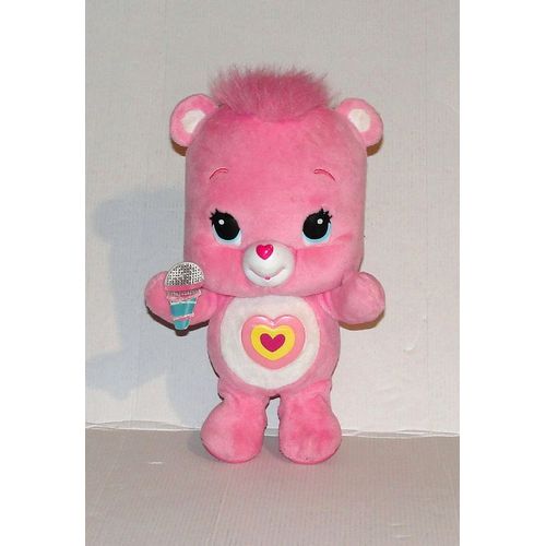 Bisounours Rose Tout Curieux Gros Calin Interactif Peluche Care Bears
