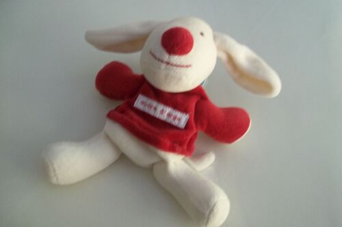 Doudou Chien Sucre D'orge Tetinou Tee Shirt Rouge