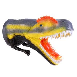 Dinosaure Marionnette A Main Realiste Musee Details Jurassic Play Moule Sous Pression Modèle Decor Jouets Collection,Yellow