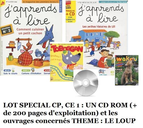 Special Enseignants Cp Ce 1 Lot Milan Presse + Cd Rom D'exploitation