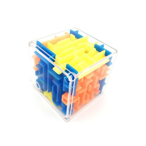 Le Cube Magique Classique De Mini Labyrinthe De 3,8 Cm Joue Le Cube Rotatif De Labyrinthe De Perles En Plastique 3d