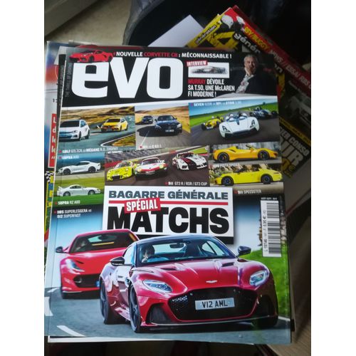 Evo 141 De 2019 Ford Focus St,Audi R8 Spyder Perf,Jaguar F Pace Svr,Land Rover Velar Sva,Aston Martin Dbs Superleggera,Ferrari 812 Superfast,488 Pista Spider,Golf Gti Tcr,Megane Rs Trophy,Porsche 911