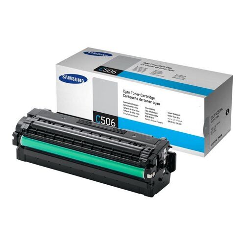 Samsung CLT-C506L - Cartouche de toner - 1 x cyan - 3500 pages - pour CLP-680DW, 680ND; CLX 6260FD, 6260FR, 6260FW, 6260ND