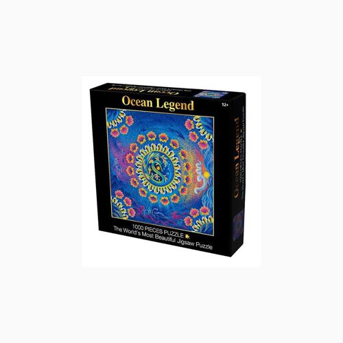 1000 Pièces Des Milliers De Couleurs Serie De Bobines Arc-En-Ciel Cadeau Pour Enfants Puzzle Jouet Jouets Educatifs, Legende De L'ocean (Carre)