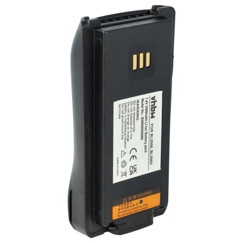 vhbw Batterie compatible avec Hytera PD7, PD785, PD785G radio talkie-walkie (2500mAh, 7,4V, Li-ion)