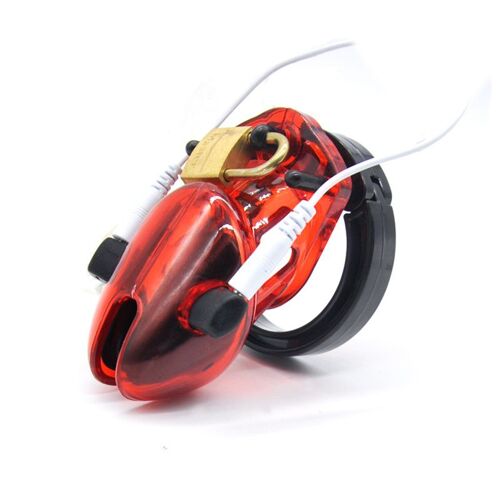 Dispositif De Chasteté Électro Pour Hommes, Choc, Ceinture Transparente, Serrure, Dispositif En Plastique, Manchon, Jouets Sexuels, Plus Petit, Standard, 2022