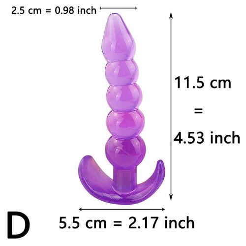 Plug Anal En Silicone Souple, Masseur De Prostate, Perles, Point G, Jouets Érotiques, Mini Godemiché, Produits Gay