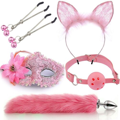 Plug Anal Queue De Renard Mignon Pour Femmes, Masque Oreilles De Chat, Ensemble De Bandes De Sauna, Jeux Pour Adultes, Continents, Clip De Cou, Collier 7.0, Cosplay, Jouets Sexuels