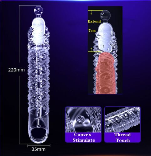 Extensions De Manchon De Pénis Pour Hommes, Agrandissement Masculin, Retard, Vibrateurs, Clitoris, Masseur, Anneau Pénien, Vibrant, Jouets Sexuels