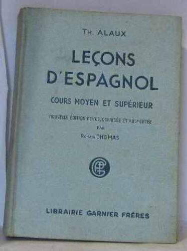 Leçons D'espagnol Cours Moyen Et Supérieur