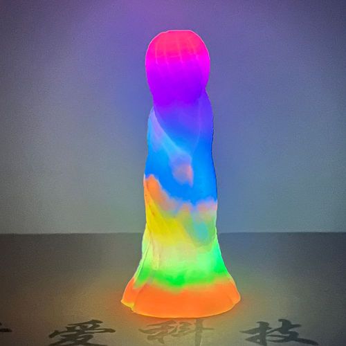 Faak-Mini Gode Shoous Glow Dark Pour Débutants, Plug Anal En Silicone Avec Ventouse, Jouets Sexuels Multi-Documents Pour Femmes
