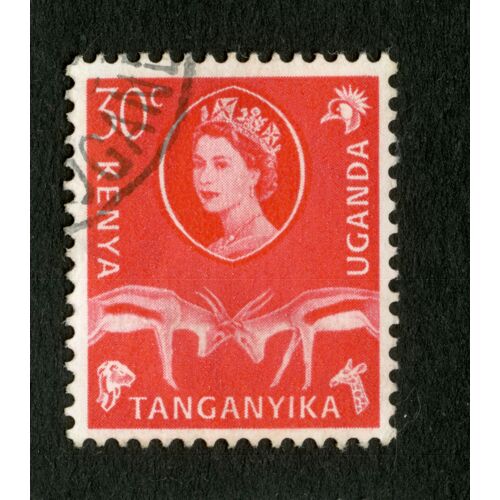 Timbre Oblitéré Kenya, Uganda, Tanganyika, 30c