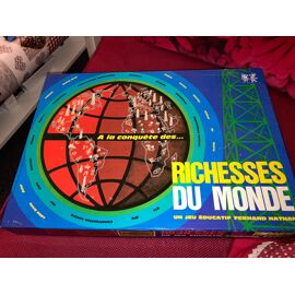 Jeu De Société Vintage 'A La Conquête Des Richesses Du Monde'