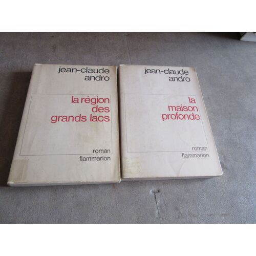 2 Vol Jean Claude Andro La Maison Profonde La Region Des Grands Lacs ( Exemplaires Sorti De Bibliotheque