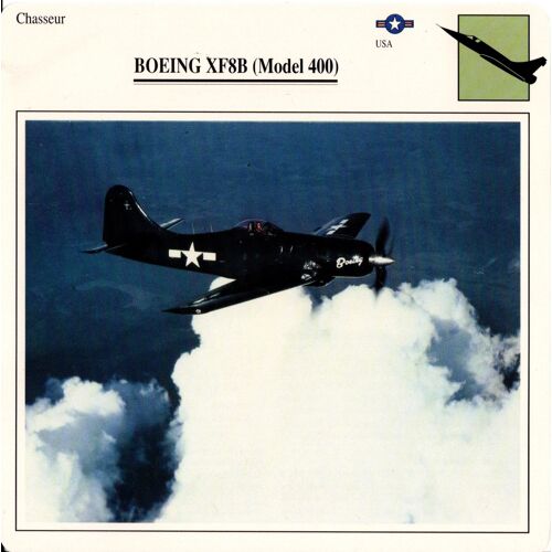 Fiche Avion Boeing Xf8b (Model 400)