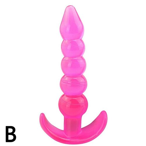Godemichet Anal En Silicone Souple Pour Débutant, Masturbateur Point G, Érotique, Intime, Anus, Entraîneur D'orgasme, Plug Anal, Perles, Jouets Sexuels