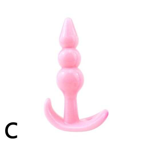 Godemichet Anal En Silicone Souple Pour Débutant, Masturbateur Point G, Érotique, Intime, Anus, Entraîneur D'orgasme, Plug Anal, Perles, Jouets Sexuels