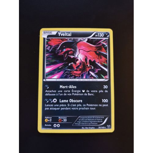 Yveltal 78/146 Holo Set Xy Fr