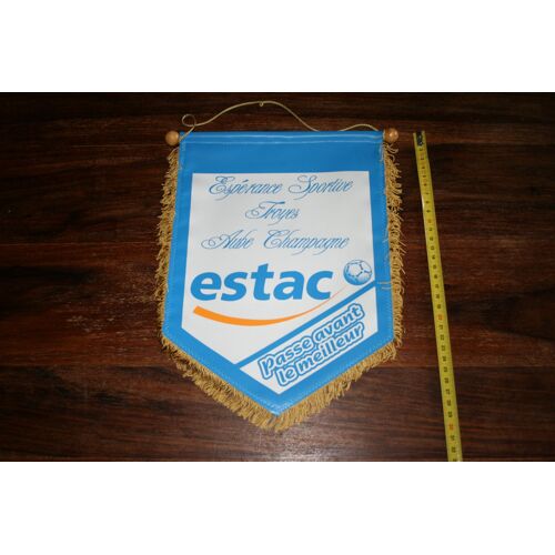 Estac Football Troyaes Aube Champagne Fanion Années 2000 30 Cms