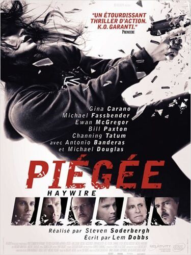 Piégée (Haywire) -Véritable Affiche De Cinéma Pliée - Format 40x60 Cm - De Steven Soderbergh Avec Gina Carano, Michael Fassbender, Ewan