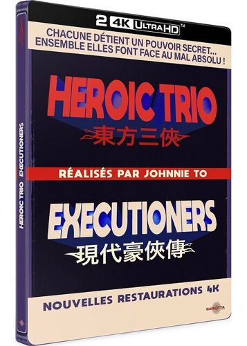 Heroic Trio + Executioners - 4k Ultra Hd - Édition Steelbook® Limitée - 4k Ultra Hd