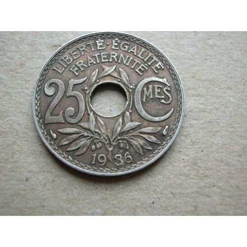 25 Centimes Lindauer 1936