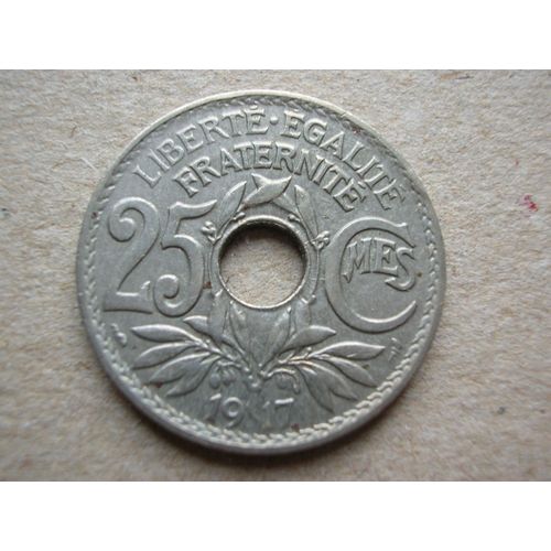 25 Centimes 1917