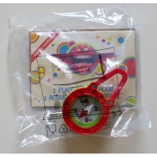 Boussole Rouge + Happy Invitation (Happy Meal Mc Donald's 2012)
