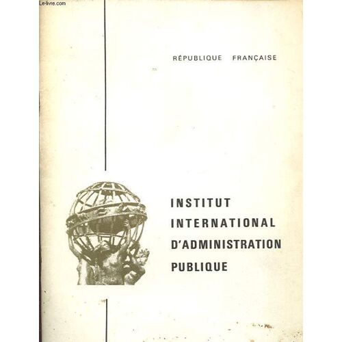 Institut International D Administration Publique