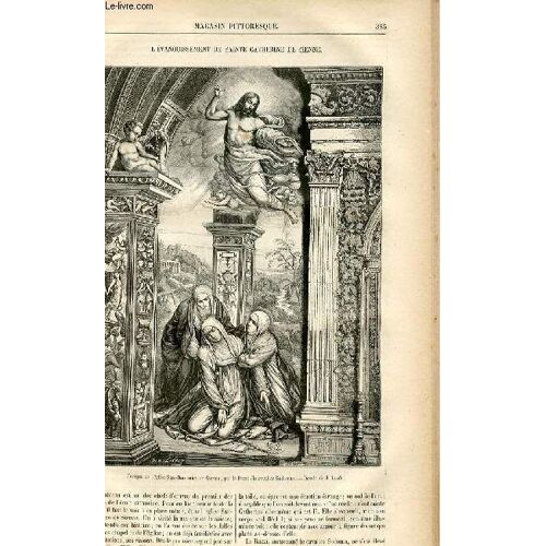 Le Magasin Pittoresque - Livraison N°49 - L'évanouissement De Sainte Catherine De Sienne.