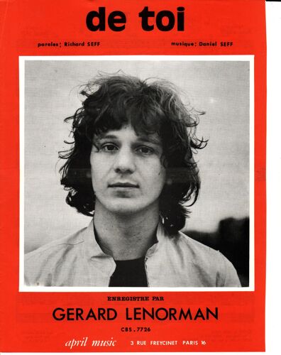Gérard Lenorman "De Toi"