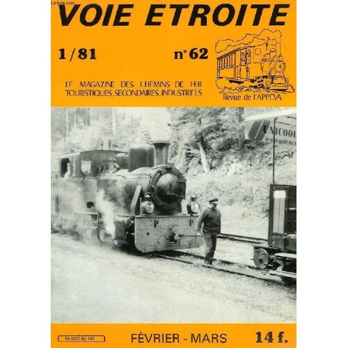Voie Etroite, N° 62, 1/1981