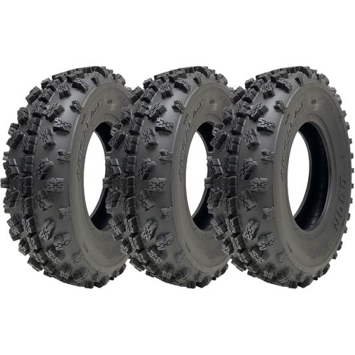 20x6-10 ATV Quad Tyres OBOR Advent 155/85-10 Tubeless Road Legal 73kg (Set of 3)