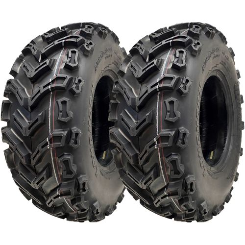 24x8.00-11 Quad ATV Tyres 6ply Wanda E-Marked Road Legal Tubeless 41J (Set of 2)