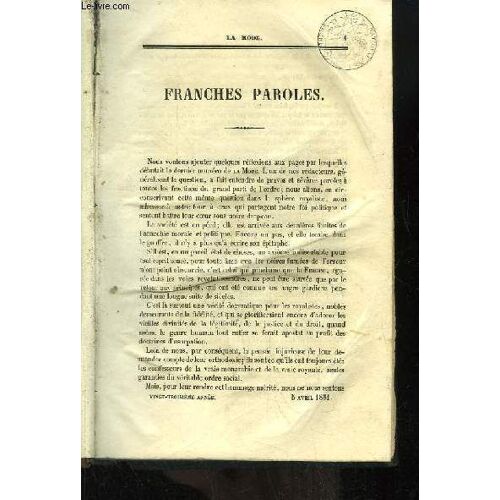 La Mode, Année 1851, 23e Année.