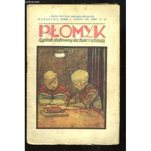 Plomyk, Tygodnik Ilustrowany Dla Dzieci I Mlodziezy N°23