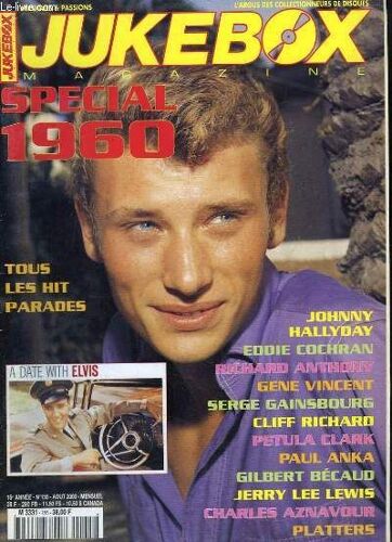 Jukebox Magazine N°159 - 16ème Année : Spécial 1960. Johnny Hallyday, Eddie Cochran, Richard Anthony, Serge Gainsbourg, Cliff Richard, Petula Clark, Paul Anka, Gilbert Bécaud, Jerry Lee ...
