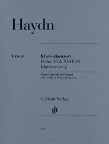 Haydn Concerto For Piano (Harpsichord) And Orchestra D Major Hob. Xviii:11