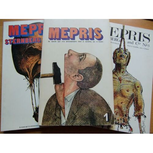 Mépris. N° 1 À 3. La Revue Qui N'a Strictement Rien À Vendre, Ou À Louer. Directeur : Jacques Sternberg Mépris. N° 1 À 3. La Revue Qui N'a Strictement Rien À Vendre, Ou À Louer. Directeur :...